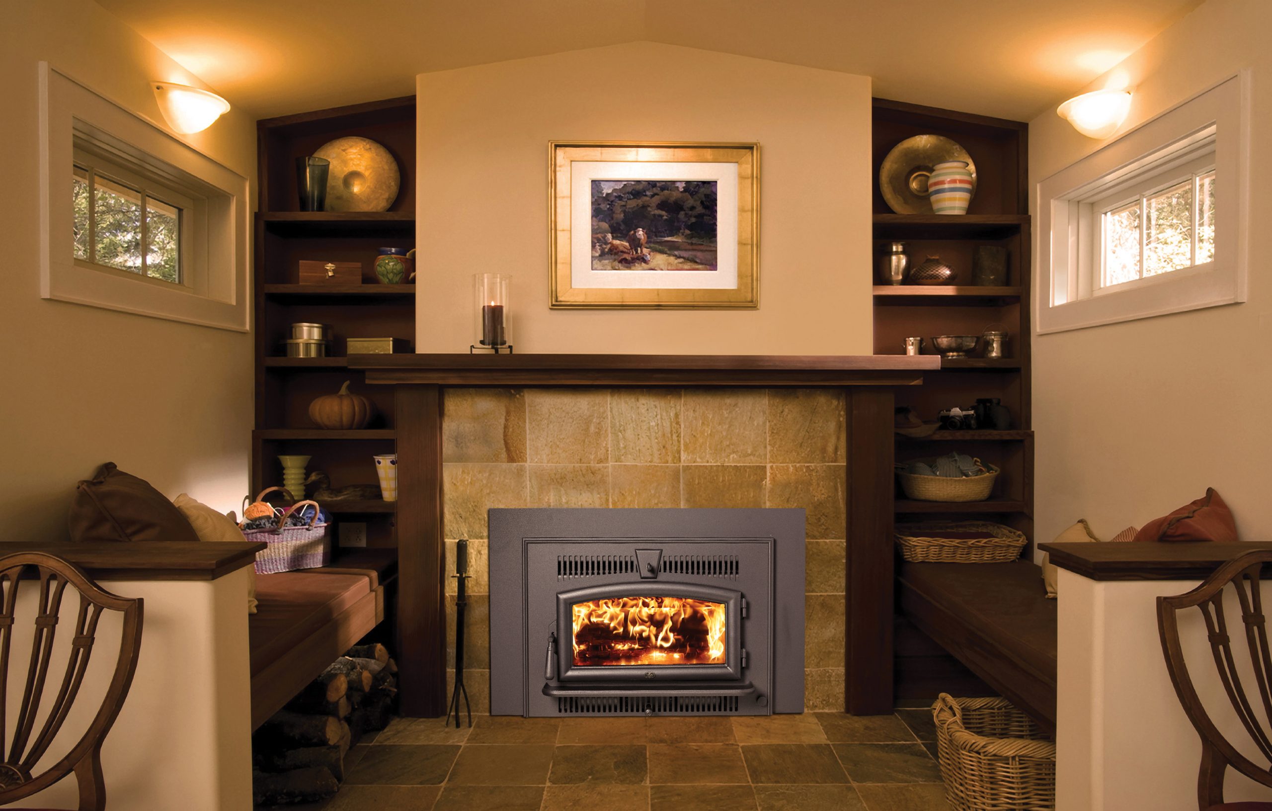 Lopi Small Flush Wood Insert Wilmington Face | Rocky Mountain Stove 