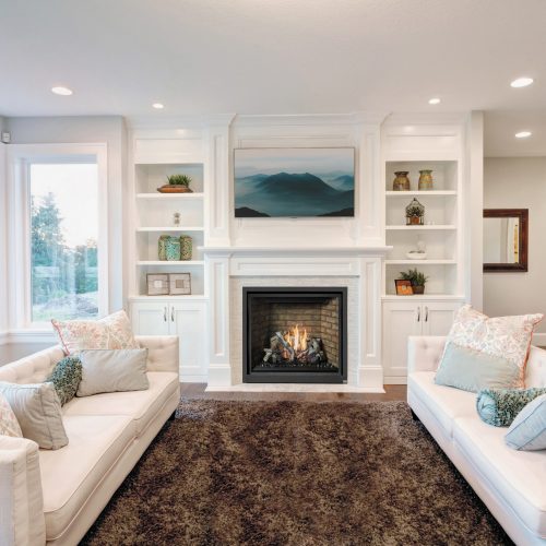 Fireplace X Probuilder 42 Clean Face Series